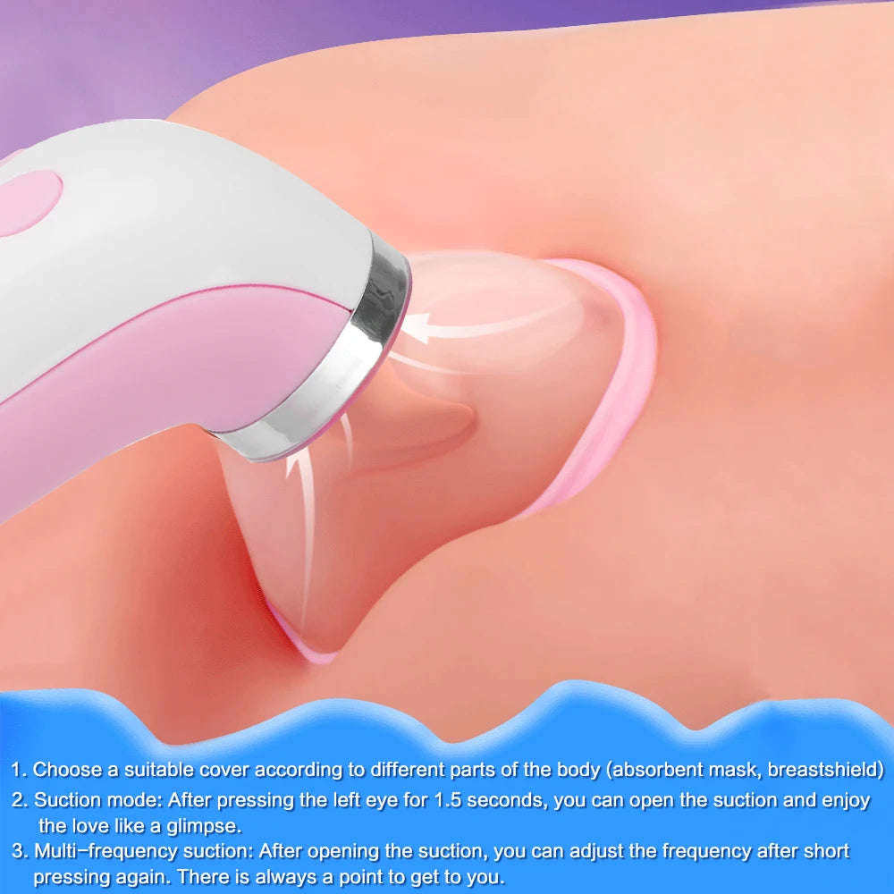 Vagina Nipple Clit Stimulation Heating Vibrator